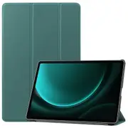 For Samsung Galaxy Tab S9 Fe+ Leather Case Tablet Cover With Tri-Fold Stand
