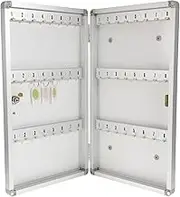 CAXUSD Box Key Management Box with Hooks Wall Mounted Key Box for Home Office Schools Hospitals and