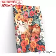 Paint By Numbers Kit Fox Animal Abstract Oil DIY Canvas Art Painting Decor Home