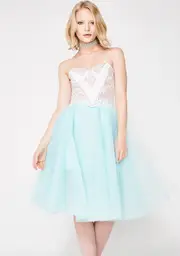 Mint Dark Magick Tulle Skirt