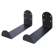 2Pcs Wall Mount Exercise Mat Holder and Foam Rollers Organizers Snowboard Rack