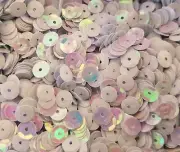 5,000 pcs Iridescent AB White 5mm Round Cup Tiny Loose Sequins Sewing Crafts