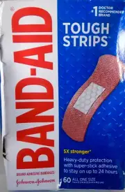 Band-Aid tough strips 60CT all one size
