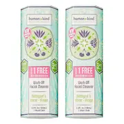 Wash-Off Facial Cleanser - Pack of 2 by Human+Kind for Unisex - 3.38 oz Cleanser