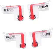 2 Pairs Mobile Game Controller Game Buttons Phone Trigger Buttons Fire Buttons Aim Key Joystick Shooter