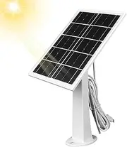 USB Solar Panel,Outdoor Solar Panel Charger for Camera - IP66 Waterproof Charger Accessories with 360 Degree Adjustable Mounting for Phones, Electronics & Outdoor