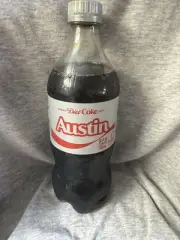 Share a Coke with Austin 2025 Personalized Gift Coca Cola Bottle 20oz Diet