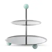 Sambonet Penelope Sterling Silver 2 Tier Pastry Stand