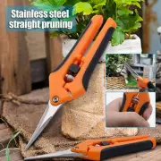 Garden Pruning Scissors Plant Tree Flower Branch Shear Trimming Tool Spring-Load