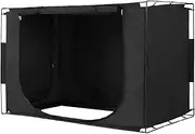 VEVOR Bed Tent, Pongee Fabric, 3 Doors Breathable Dream Tent with 9.5 mm Fiber Poles on Bed Privacy, Full Size 70% Blackout Sleeping Bed Canopy, Fit for Kids Playhouse and Adults Sleeping Tent