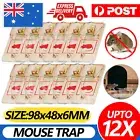 4/8/12 pcs Traditional Wooden Mouse Mice Trap Reusable Rodent Bait Traps