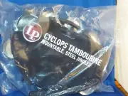 LP Cyclops Tambourine Mountable Steel Jingle Black