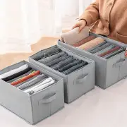 Clothing Organizer Widen Space-saving Multi-grid Wardrobe Clothing Organizer
