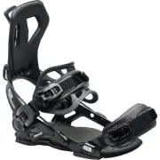 GNU Psych Men's Snowboard Bindings, Black, Small MY25
