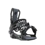 Flow Fenix Fusion Men's Rear Entry Snowboard Bindings, Black, Small MY25