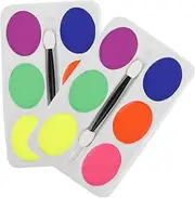 Halloween Face Paint Makeup Kit 6 Colors Oil Based Palette Stage Paint for Boys and Girls Adults Easy to Wash Off