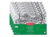 Derwent Academy Sketch Pad Book Paper Landscape 30 Sheets A4 5 Pack