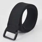 Cotton Canvas Canvas Belt Double Ring Buckle Best Canvas Belts Men's