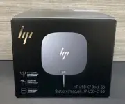 HP USB-C G5 Dock 8 in 1 Adapter for Both USB-C and Thunderbolt Laptops 26D32AA
