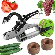 Electric Plant Vine Tying Machine, Plant Tie Machine with Automatic Wrapping, Maximum Binding Diameter 45mm, Garden Branch Tying Set for Grapes Tomato Cucumber Pepper