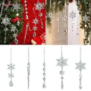 Christmas Crystal Ball Pendant Accessories Christmas Tree Decoration Pendant