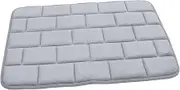 STOBAZA 1Pc Textured Non Slip Water Absorbent Floor Mat Decorative Kitchen Bathroom Rug Ground Mat for Enhanced Safety and Style