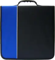 (6) CRY-E360BL 360 Disc Capacity Black & Blue CD DVD Binders Storage Media 350