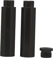 ifundom 1 Set Microphone Stand Extension Kit Mic Stand Adapter with Extension Tubes for Live Streaming Recording Singing Compatible with Boom Arms Microphones