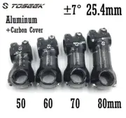 Aluminum stems MTB Road Bike handlebar 7° short Stem 25.4*60/70/80mm Gloss