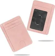 [conisy] Slim Mini Wallet Women's Small Leather Minimalist Credit Card Holder Wallet with RFID Protection