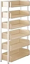 Printer Stand Multi-Layer Storage Shelf Organizer Printer Shelf Beside The Desk Simple Bookshelf Floor Storage Rack Office for Desk(Small)