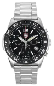 Luminox Pacific Swiss Made Diver Chronograph Black Dial XS.3142 200M Mens Watch