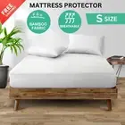 Single Bamboo Mattress Protector Water Resistant Anti-alergy Dust Mite Resistant