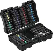 FUNFANG 45PCS Drill Bit Set Screwdriver Bit Set Impact Driver Bit Set for Wood, Metal, Steel and Security Screwdriver Bits for Power Tool with Case