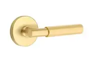 Emtek Select Dummy, Disk Rosette, T-Bar Stem, Faceted Handle US4