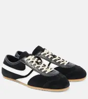 [Dries Van Noten] Dries Van Noten Leather and suede sneakers AU 10 black