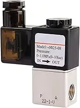 Brass with zinc Plated Air Solenoid Valve 2V025-06/2V025-08 Controls Two Position Two-Way Fluid Solenoid Valve(2V025-06,DC 24V)