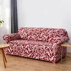 Printed L-Shaped Sofa Cover Stretch Couch Slipcover for Sectional Sofa Slipcover