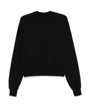 crew-neck sweatshirt M Black