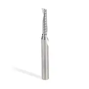- 51442 Solid Carbide CNC Spiral 'O' Single Flute, Plastic Cutting 3/16 Dia x 7