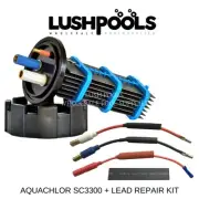 AQUACHLOR CHLOROMATIC SC330 C330 RP Self Cleaning Chlorinator Cell +1/2 Lead Kit