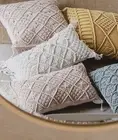 Handmade Moroccan Style Macrame Nordic Boho Bohemian Cushion Cover Cotton