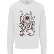 Steampunk Octopus Kraken Cthulhu Kids Sweatshirt Jumper