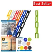 Versatile 2" x 500' Safety Chain - SunShield UV Resistant & Customizable Colors
