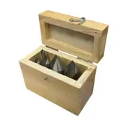 5 Pc 60 Degree 1-1/4'' - 1'' HSS Single Flute Countersink Set Drilling Milling