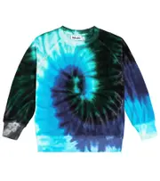 [Molo] Molo Mike tie-dye cotton sweatshirt Y 12 blue