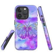 For iPhone 15 Pro Max Case, Shielding Cover, Enchanted Butterfly