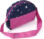 Bayer Chic 2000 853-33 Bayer Chic 2000 Changing Bag for Dolls, Doll Nappy Bag, Doll Accessories, Doll Bag, Butterfly, Navy Pink