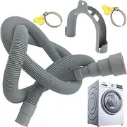 1 Set Washing Machine Drain - Drain Hose for Washing Machines, Dishwasher Drain Hose Kit | Thickened Drain Hose Extension with Clamp, Flexible Washer Hoses with Trimming Interfaces for Washer