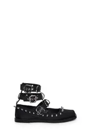[Current Mood] Killer Ballerina Ballet Flats - Black
